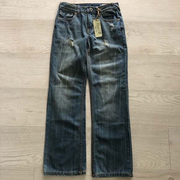 NWT Guess Juniors Falcon Slim Fit Boot Cut Distressed Jeans - Picture 3 of 16